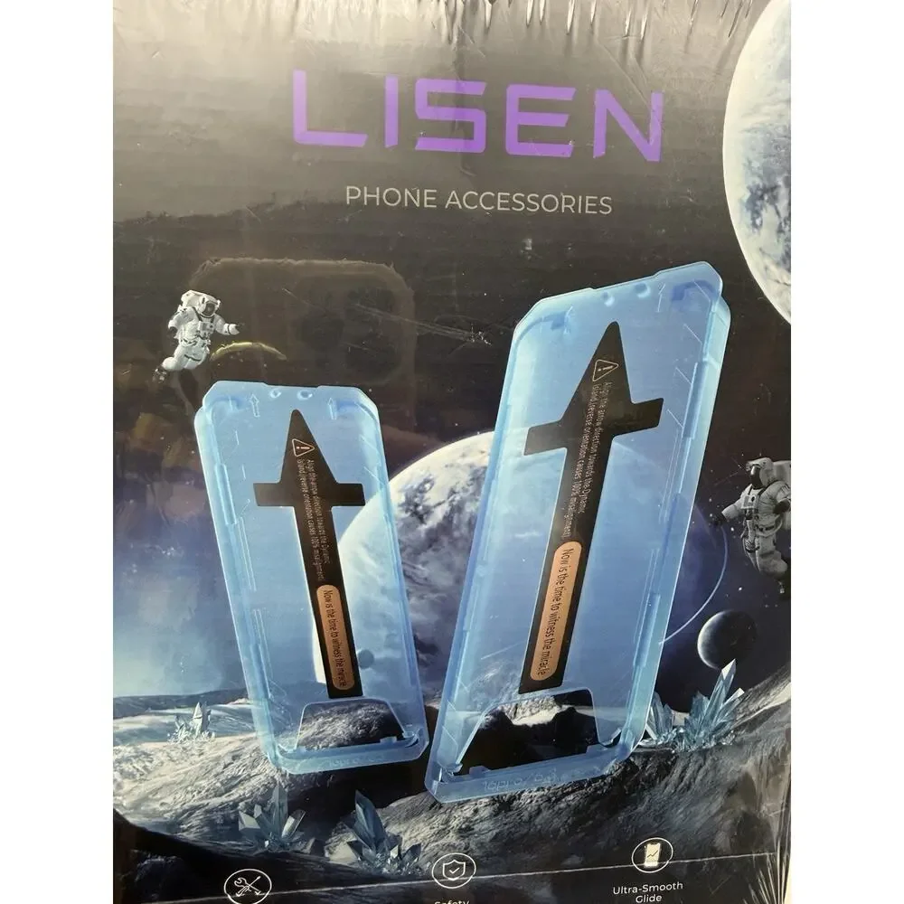 LISEN Screen Protector 9H+ Hardness Glass For iPhone 16/15 Pro & iPhone 14 Pro..